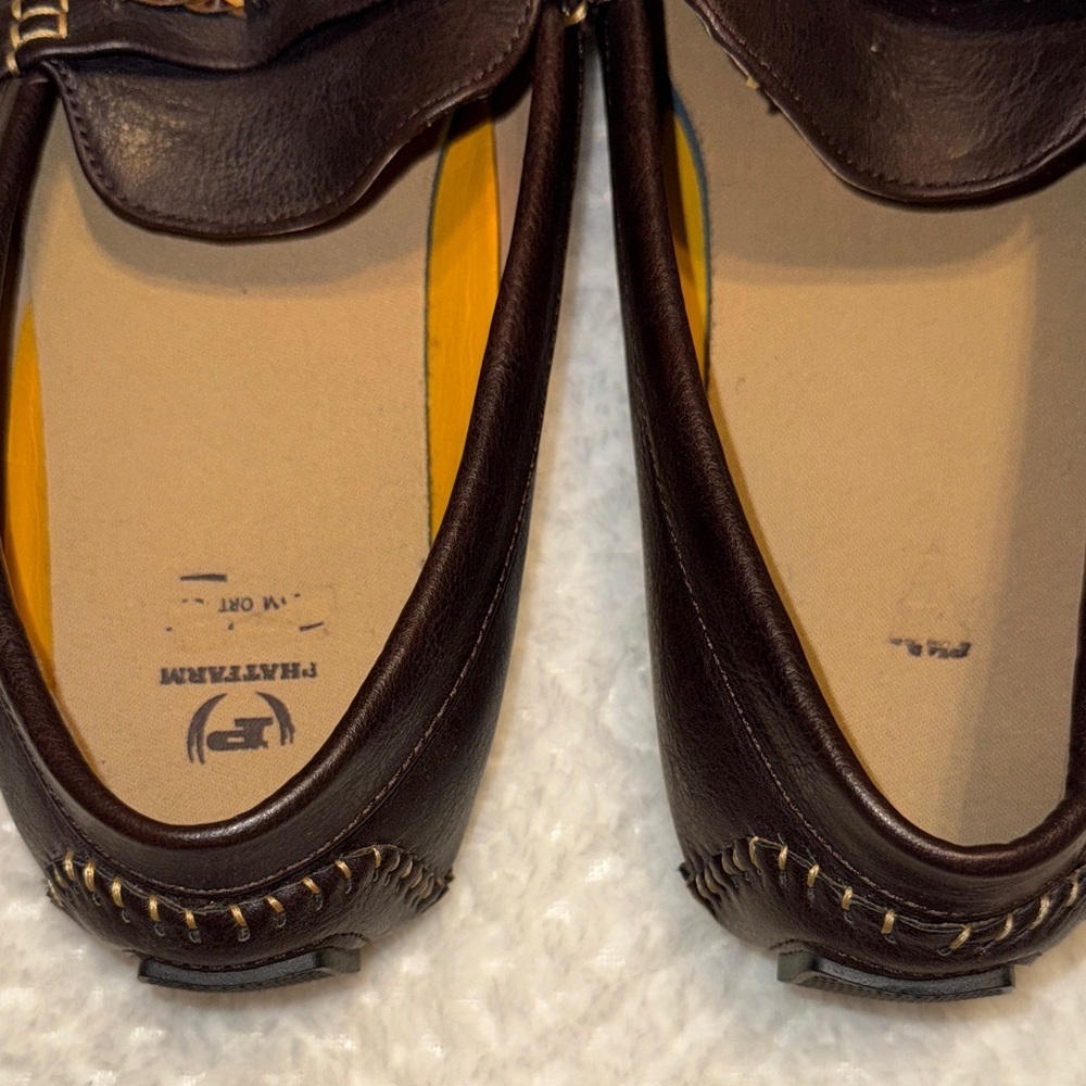 👞 Men’s Phat Farm Brown Loafers – Size 12 - Picture 4 of 7